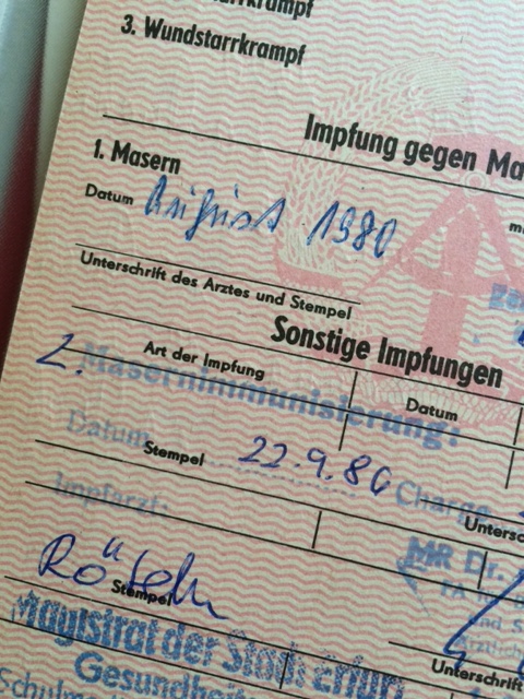 Impfstatus überprüft! 
